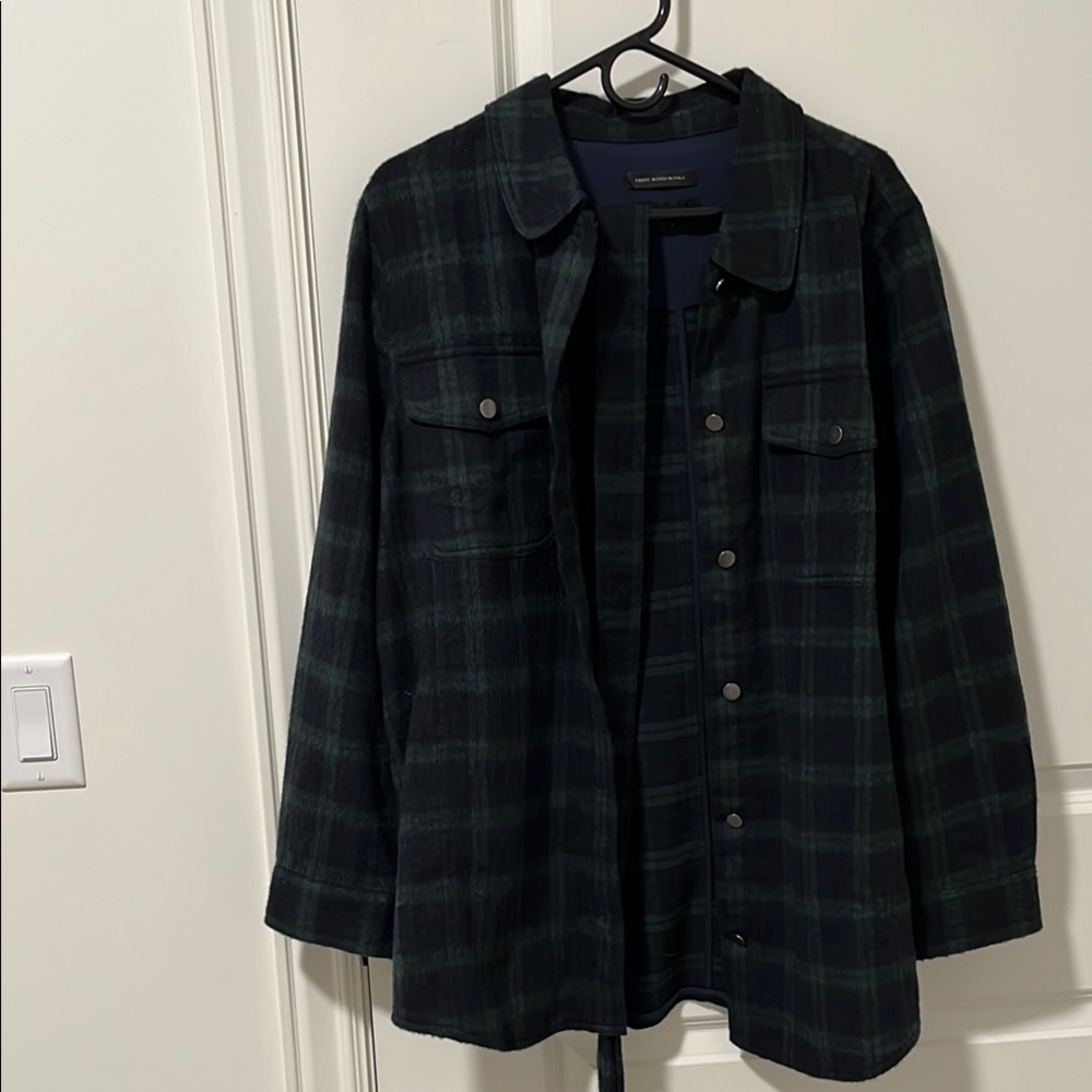 Talbots Black and Green Utility Jacket Versatile and Stylish